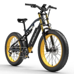 Lankeleisi RV700 1000W 26 Fat Bike Full Suspension E-Mountainbike 48V 16Ah E-MTB