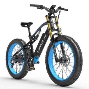 Lankeleisi RV700 1000W 26 Fat Bike Full Suspension E-Mountainbike 48V 16Ah E-MTB