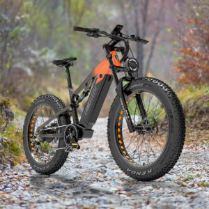 Lankeleisi RV800 Plus 750W Bafang Motor 26 Fat Bike Full Suspension E-Mountain Bike 20Ah Samsung Battery E-MTB
